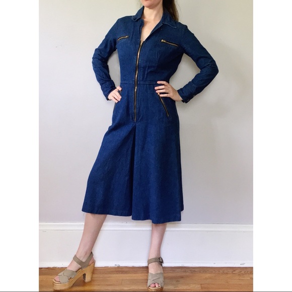 Vintage Pants - SOLD on IG Vintage 70s Denim Jumpsuit